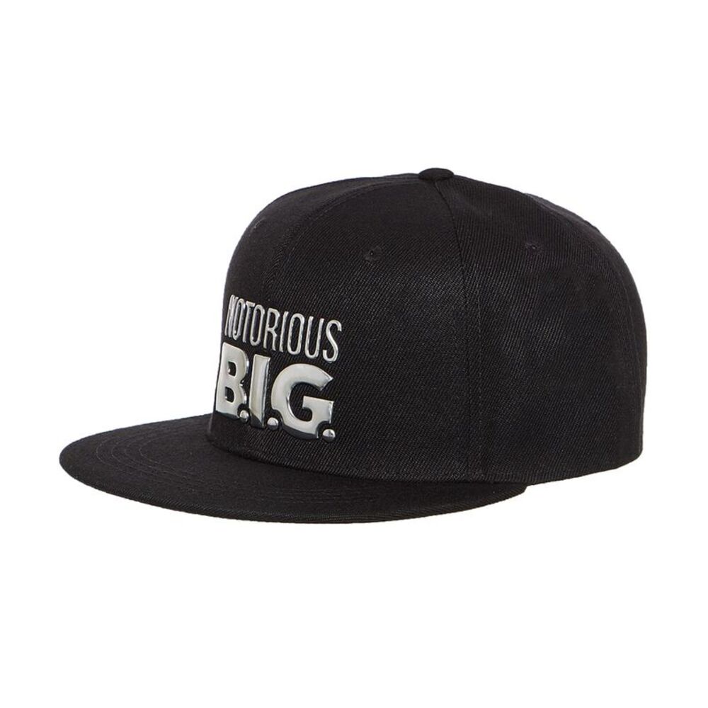 Biggie Smalls Unisex Adult Logo  Cap / Black/White